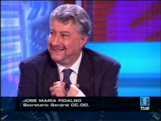 Jose Maria Fidalgo, Secretario general de CC.OO.