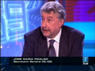Jose Maria Fidalgo, Secretario general de CC.OO.